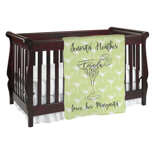 Custom Margarita Lover Baby Blanket (Personalized)