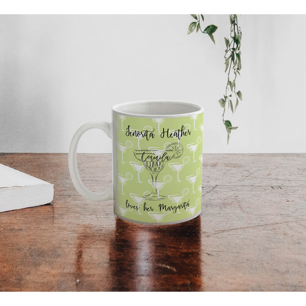 Margarita Lover Personalized Coffee Mug - Lifestyle