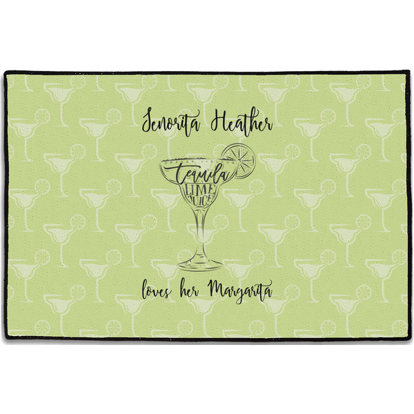 Custom Margarita Lover Door Mat - 36"x24" (Personalized)