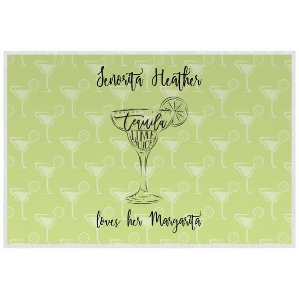 Custom Margarita Lover Laminated Placemat w/ Name or Text