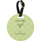 Margarita Lover Personalized Round Luggage Tag