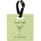 Margarita Lover Plastic Luggage Tag - Square w/ Name or Text