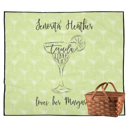 Margarita Lover Outdoor Picnic Blanket (Personalized)