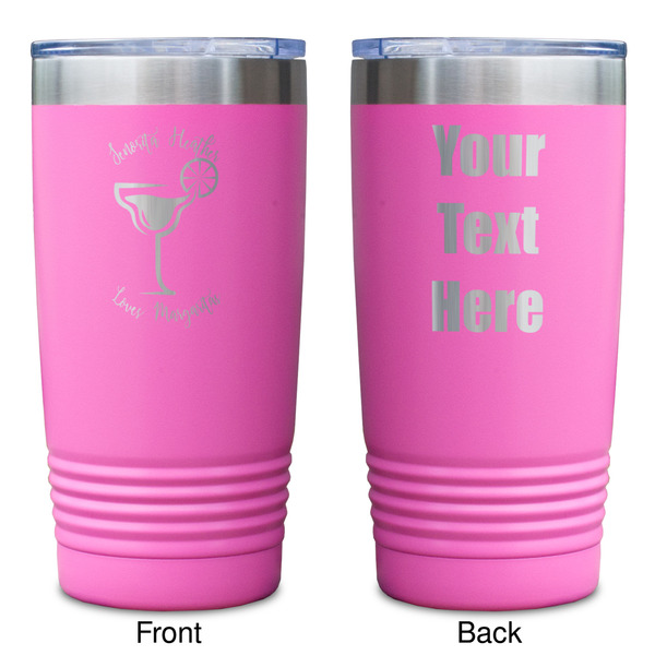 Margarita Lover Pink Polar Camel Tumbler - 20oz - Double Sided - Approval