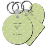 Margarita Lover Plastic Keychain (Personalized)