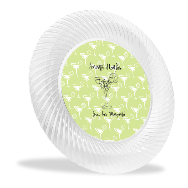 Custom Margarita Lover Plastic Party Dinner Plates - 10" (Personalized)