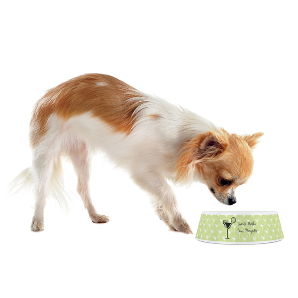 Margarita Lover Plastic Pet Bowls - Small - LIFESTYLE