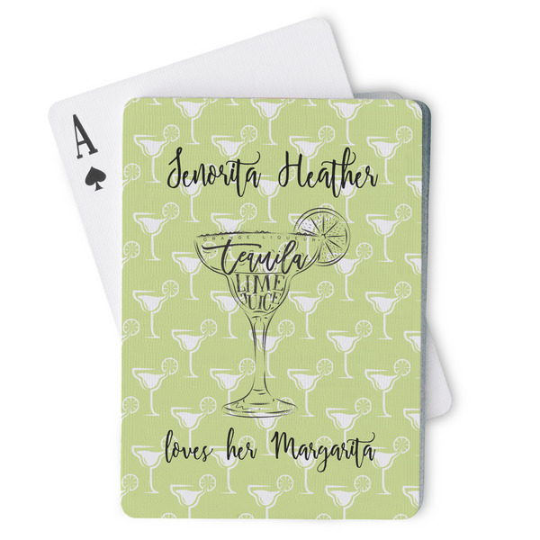 Custom Margarita Lover Playing Cards (Personalized)