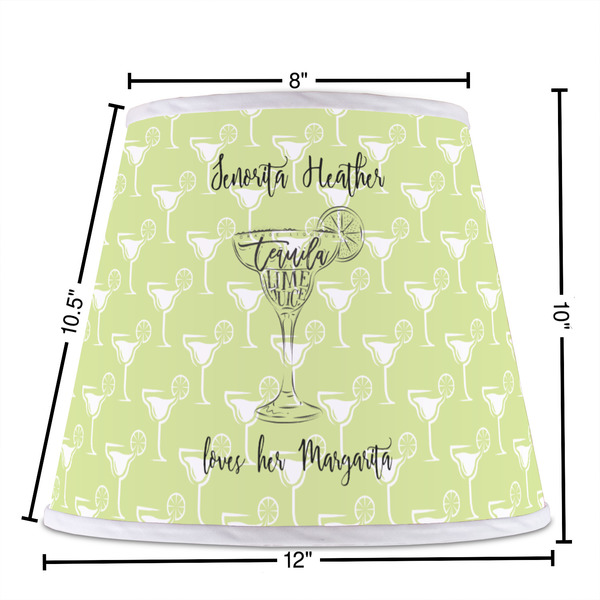 Margarita Lover Poly Film Empire Lampshade - Dimensions