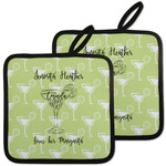 Margarita Lover Pot Holders - Set of 2 w/ Name or Text