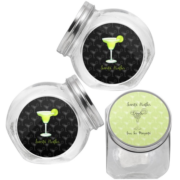 Margarita Lover Puppy Treat Jar - Top Left Right