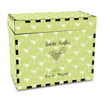 Margarita Lover Wood Recipe Box - Full Color Print (Personalized)