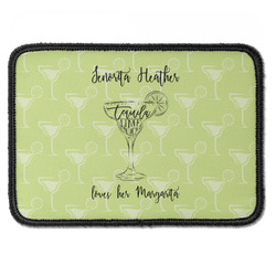 Margarita Lover Iron On Rectangle Patch w/ Name or Text
