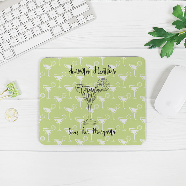 Margarita Lover Rectangular Mouse Pad - LIFESTYLE 2