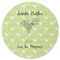 Margarita Lover Round Rubber Backed Coaster (Personalized)