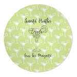Margarita Lover 5' Round Indoor Area Rug (Personalized)