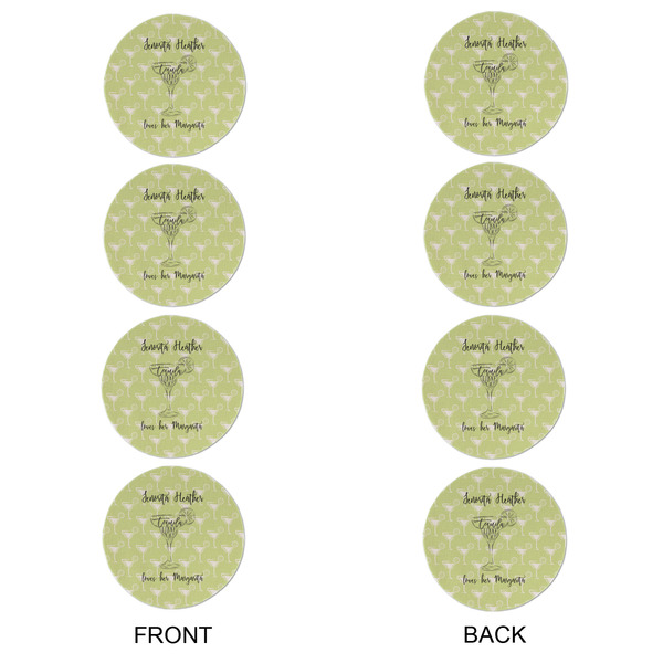 Margarita Lover Round Linen Placemats - APPROVAL Set of 4 (double sided)