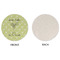 Margarita Lover Round Linen Placemats - APPROVAL (single sided)