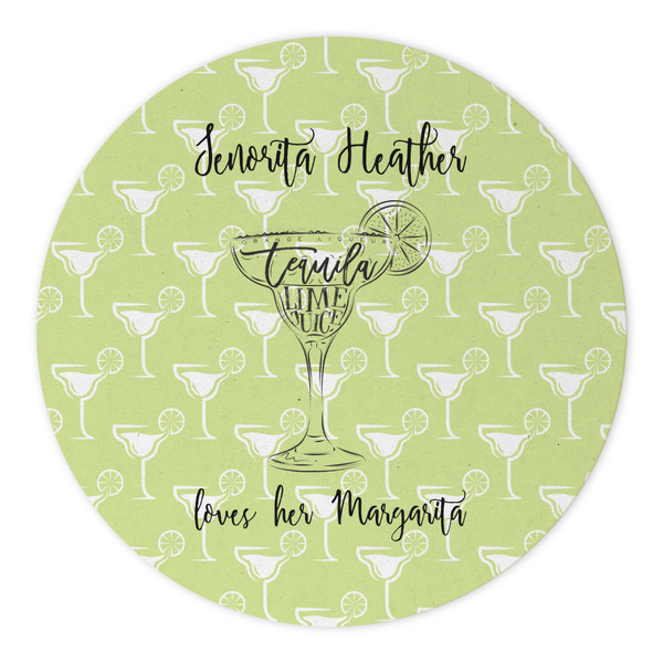 Margarita Lover Round Paper Coaster - Approval
