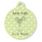 Margarita Lover Round Pet ID Tag - Large - Front