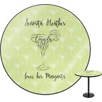 Margarita Lover Round Table - 24" (Personalized)