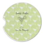 Margarita Lover Sandstone Car Coaster - Single (Personalized)