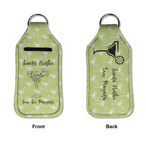 Margarita Lover Sanitizer Holder Keychain - Large APPROVAL (Flat)