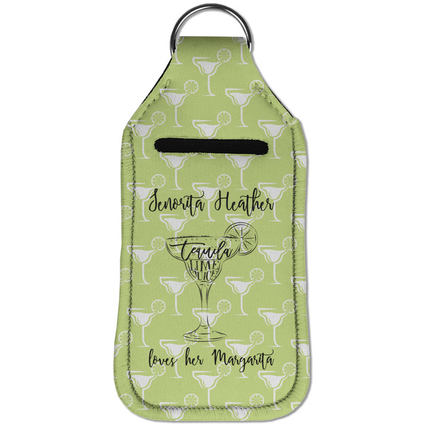 Margarita Lover Sanitizer Holder Keychain - Large (Front)