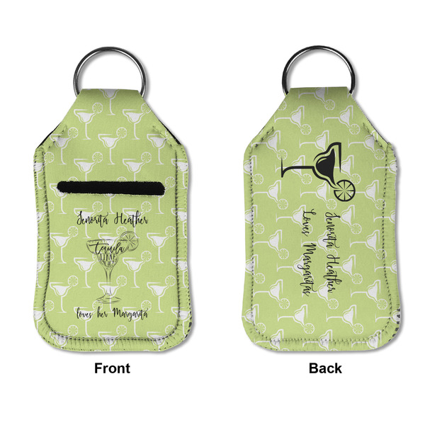 Margarita Lover Sanitizer Holder Keychain - Small APPROVAL (Flat)