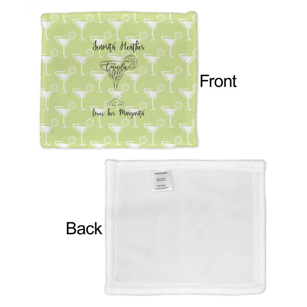 Margarita Lover Security Blanket - Front & White Back View