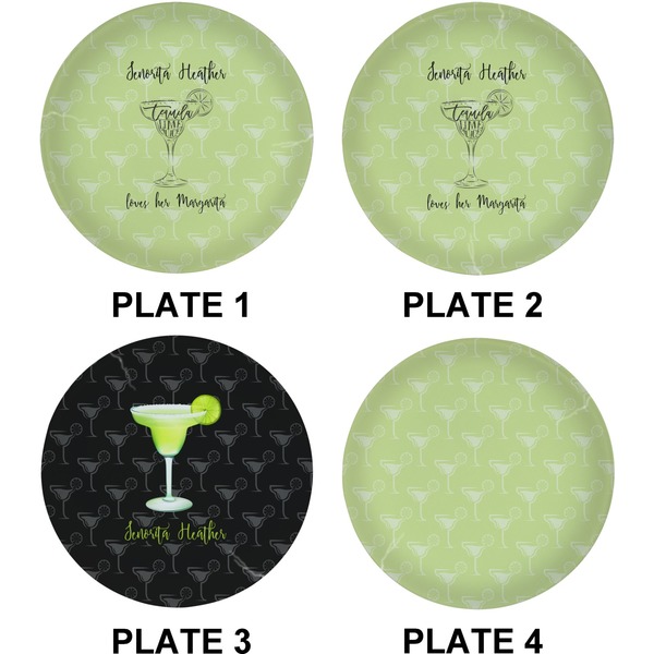 Margarita Lover Set of Lunch / Dinner Plates (Approval)