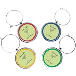 Margarita Lover Wine Charms (Set of 4) (Personalized)