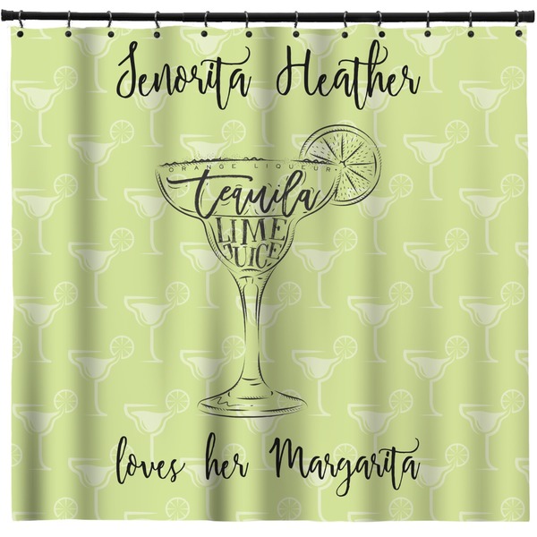Custom Margarita Lover Shower Curtain - Custom Size (Personalized)