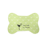 Margarita Lover Bone Shaped Dog Food Mat (Small) (Personalized)