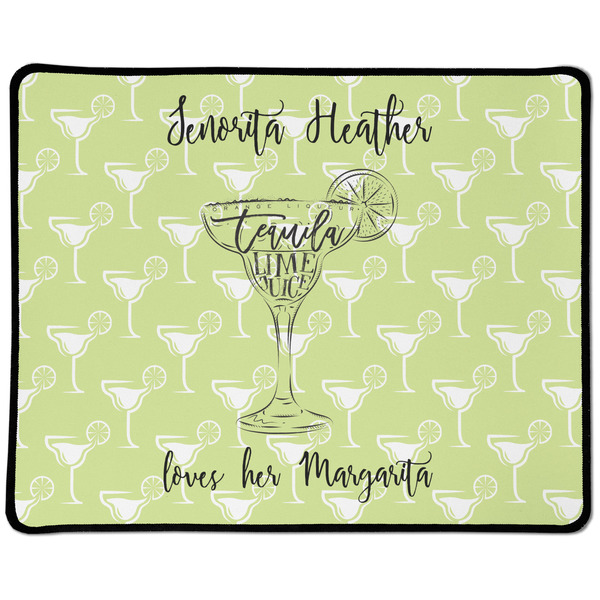 Custom Margarita Lover Large Gaming Mouse Pad - 12.5" x 10" (Personalized)