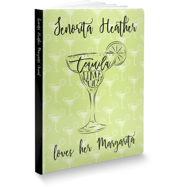 Custom Margarita Lover Softbound Notebook (Personalized)