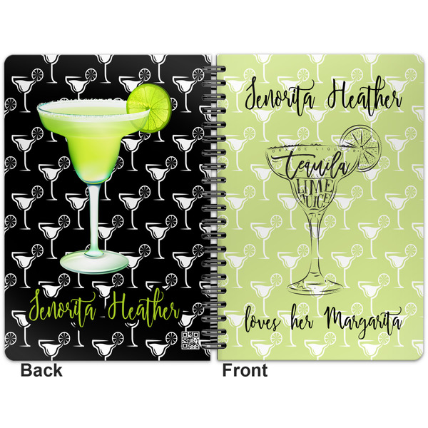Margarita Lover Spiral Journal 7 x 10 - Apvl