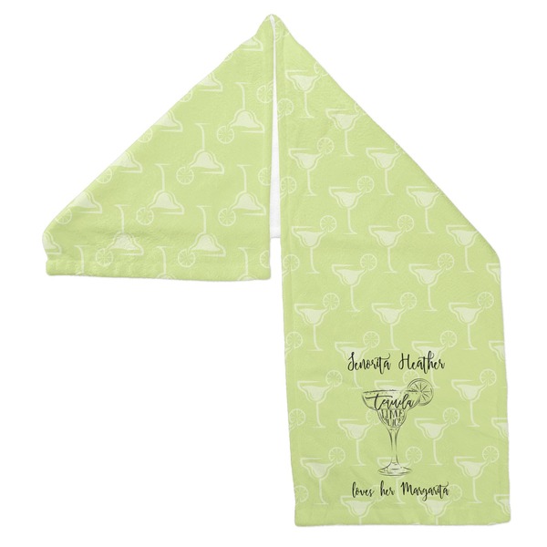 Margarita Lover Sports Towel Folded - Both Sides Showing