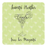 Margarita Lover Square Decal - Large (Personalized)
