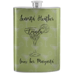 Margarita Lover Stainless Steel Flask (Personalized)