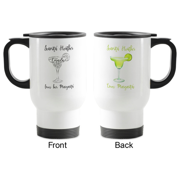 Margarita Lover Stainless Steel Travel Mug with Handle - Apvl