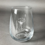 Margarita Lover Stemless Wine Glass - Engraved (Personalized)