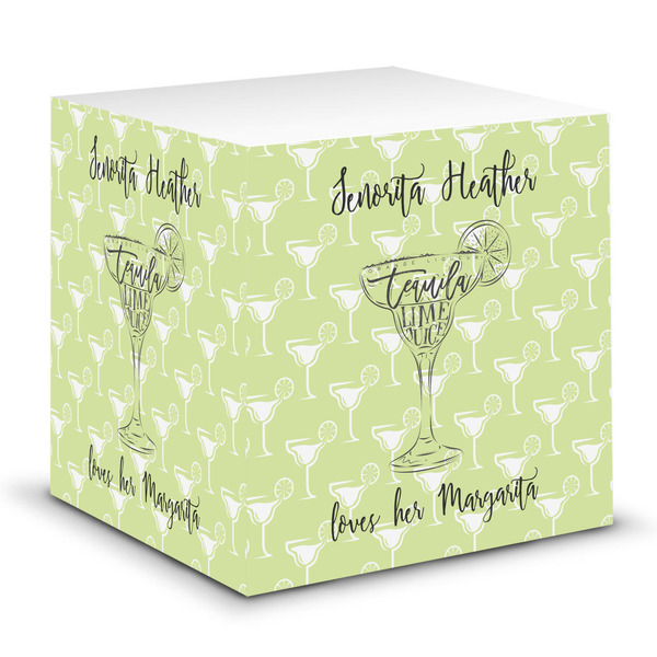 Custom Margarita Lover Sticky Note Cube (Personalized)