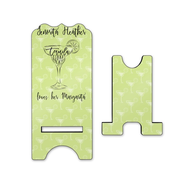 Margarita Lover Stylized Phone Stand - Front & Back - Small