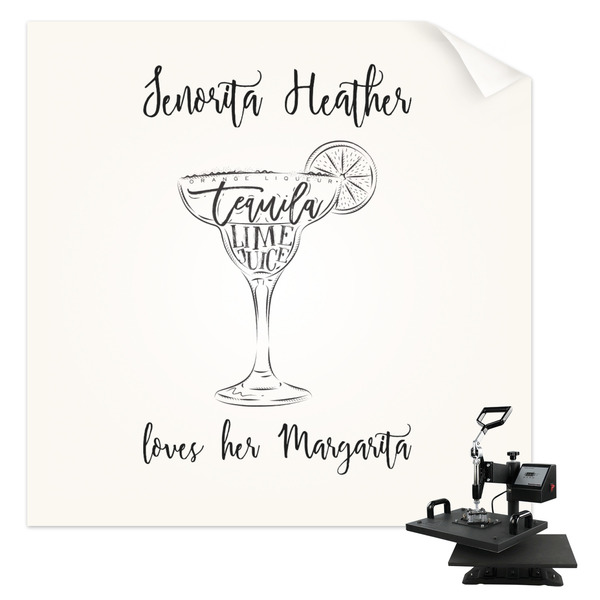 Custom Margarita Lover Sublimation Transfer (Personalized)