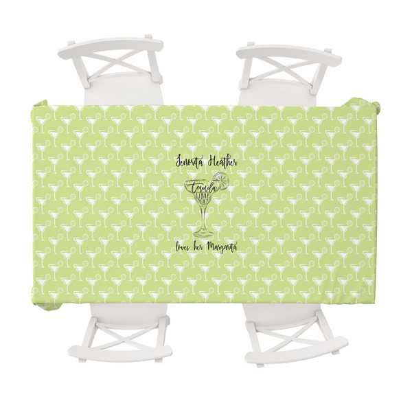 Custom Margarita Lover Tablecloth - 58"x102" (Personalized)