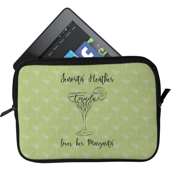 Custom Margarita Lover Tablet Case / Sleeve - Small (Personalized)