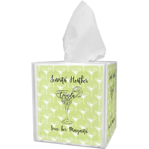 Custom Margarita Lover Tissue Box Cover (Personalized)