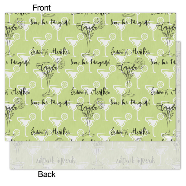 Margarita Lover Tissue Paper - Heavyweight - Medium - Front & Back