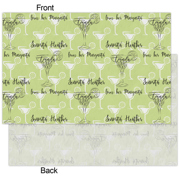 Margarita Lover Tissue Paper - Heavyweight - XL - Front & Back